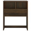 Pemberly Row 49-inch Twin Wood Bookcase Headboard in Dark Pine