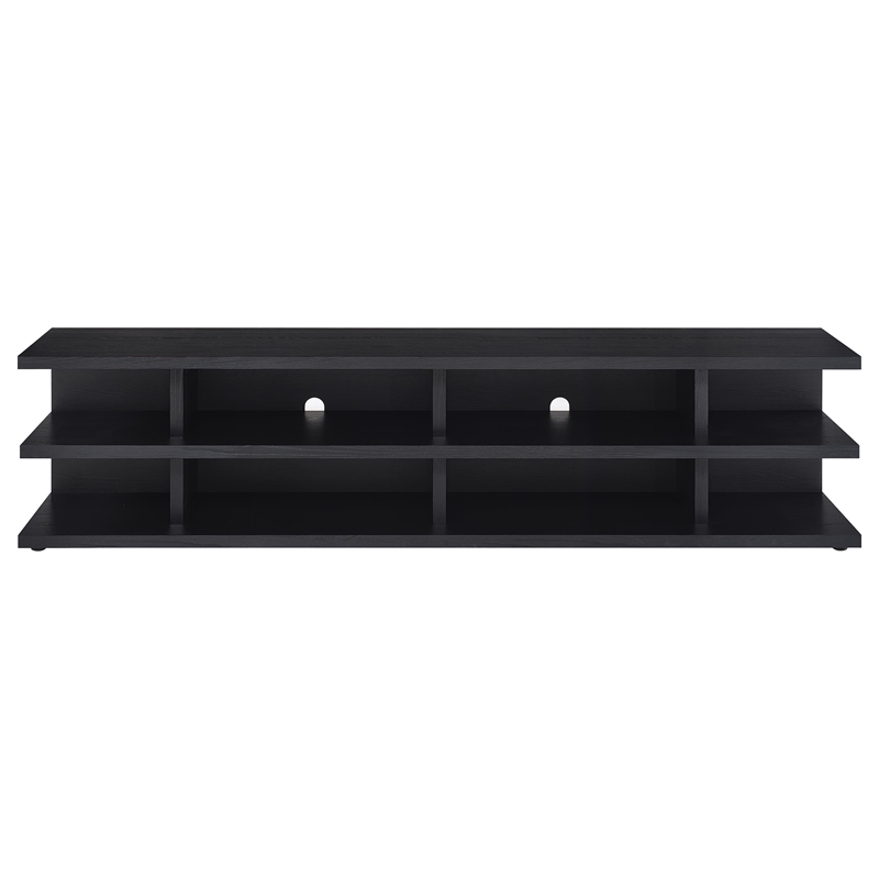 Pemberly Row 78-inch 2-tier TV Stand and Media Console in Black