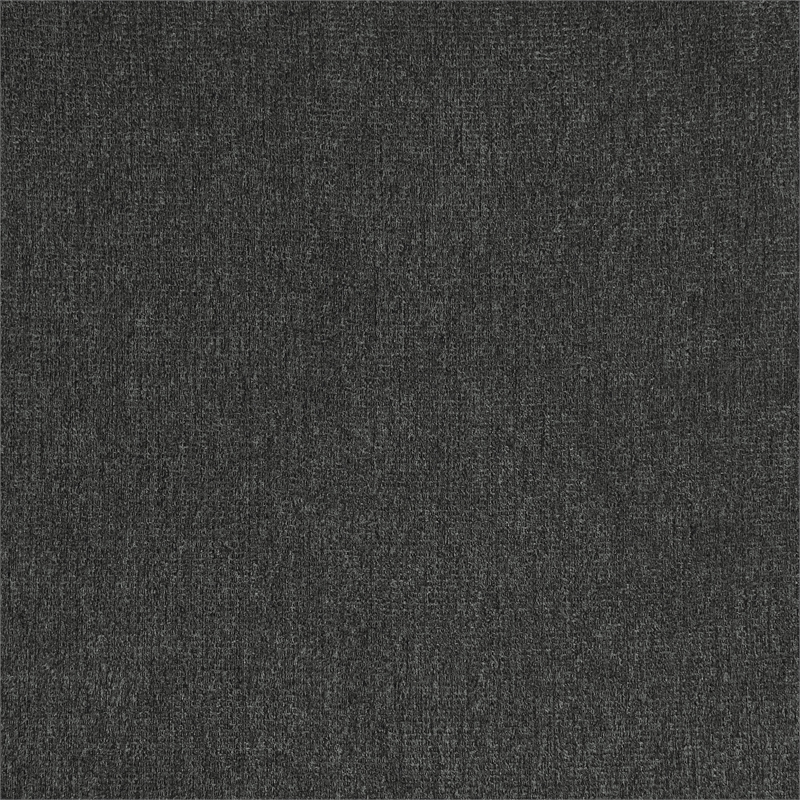 Pemberly Row Upholstery Fabric Power Recliner Chair in Dark Gray