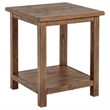 Pemberly Row 3-piece Coffee and End Table Set in Distressed Brown