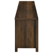 Pemberly Row 71-inch Engineered Wood TV Stand Fireplace in Dark Pine