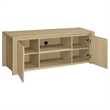 Pemberly Row 60-inch 2-door Engineered Wood TV Stand in Light Oak