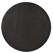 Pemberly Row 7-Piece Round Wood Dining Set in Cream/Burnished Black