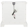 Pemberly Row 2-drawer Wood Nightstand with Dual USB in Vintage White
