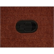 Pemberly Row Upholstered Chenille Reclining Loveseat in Burnt Orange