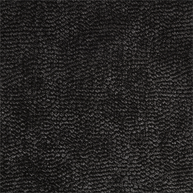 Pemberly Row Upholstered Chenille Power Reclining Loveseat in Dark Gray