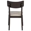Pemberly Row 5-Piece Wood Drop Leaf Dining Set in Dark Coffee Brown