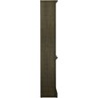 Pemberly Row 78-inch 5-shelf Arched Top Bookcase in Burnished Oak