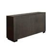 Pemberly Row 8-Drawer Dresser with Metallic Pulls in Smoked Peppercorn