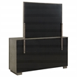 Pemberly Row 8-Drawer Bedroom Dresser and Mirror in Taupe Oak