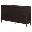Pemberly Row Modern Wood 6-Drawer Bedroom Storage Dresser in Brown