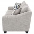 Pemberly Row Boucle Upholstered 3-Seat Sofa with Sloped Arms in Light Grey