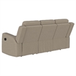 Pemberly Row 2-Piece Upholstered Reclining Sofa and Loveseat Set in Taupe