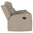 Pemberly Row 2-Piece Upholstered Reclining Sofa and Loveseat Set in Taupe