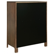 Pemberly Row 5-Drawer Cedar-Lined Wood Chest of Drawers in Walnut
