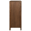 Pemberly Row 5-Drawer Cedar-Lined Wood Chest of Drawers in Walnut
