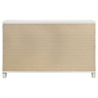 Pemberly Row 9-drawer Dresser Cabinet with Acrylic Legs in White