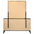 Pemberly Row 6-drawer Wood Grain Dresser and Mirror in Natural Pine