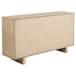 Pemberly Row 9-drawer Oak Veneer Dresser Cabinet in Beige Oak