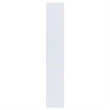 Pemberly Row 71-inch 6-shelf Geometric Wood Bookshelf in White