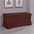 Pemberly Row Cedar Chest with Child Safety Hinge in Warm Brown