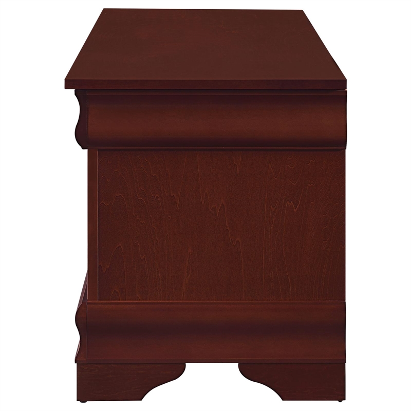 Pemberly Row Cedar Chest with Child Safety Hinge in Warm Brown
