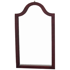 Pemberly Row Wood Adjustable Full Length Cheval Mirror in Merlot