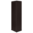 Pemberly Row 71-inch 6-shelf Wood Corner Bookcase in Cappuccino