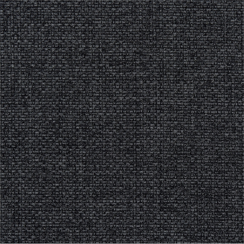 Pemberly Row Fabric Upholstered Tufted Accent Bench in Charcoal