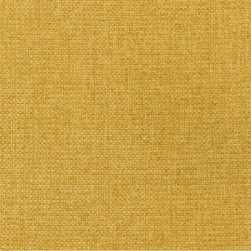Pemberly Row Fabric Upholstered Tufted Accent Bench in Mustard Yellow