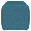 Pemberly Row Fabric Upholstered Tufted Accent Bench in Peacock Blue