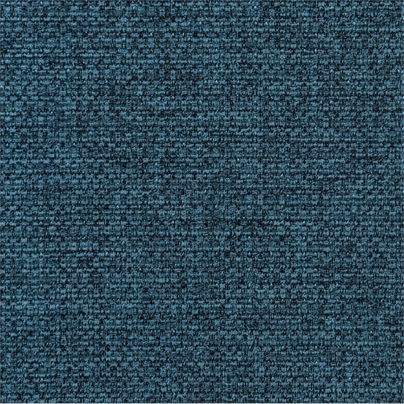 Pemberly Row Fabric Upholstered Tufted Accent Bench in Peacock Blue