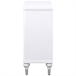 Pemberly Row 2-door Mandala Accent Cabinet in Distressed White