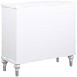 Pemberly Row 2-door Mandala Accent Cabinet in Distressed White