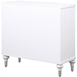 Pemberly Row 2-door Mandala Accent Cabinet in Distressed White