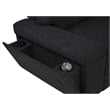 Pemberly Row Sleeper Sectional with Speaker and Storage Chaise in Black