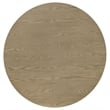 Pemberly Row Round Fluted Transitional Wood Dining Table in Natural Oak