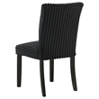 Pemberly Row 20.25'' Fabric Upholstered Dining Side Chair in Black