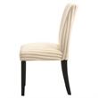Pemberly Row 20.25'' Fabric Upholstered Dining Side Chair in Cream