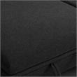 Pemberly Row Set of 2 Fireplace TV Console and Black Sleeper Sectional Sofa