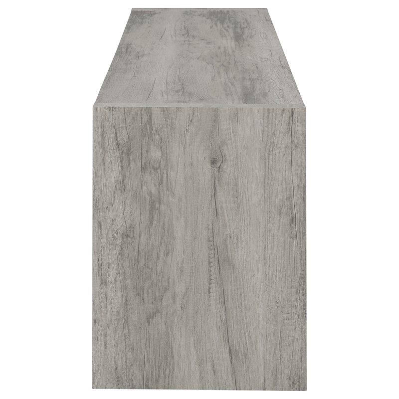 Pemberly Row 3-Piece Entertainment Center for 75-Inch TVs in Gray Driftwood
