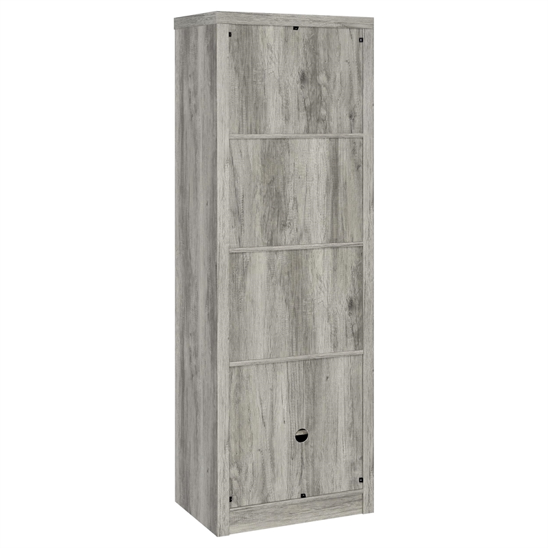 Pemberly Row 3-Piece Entertainment Center for 75-Inch TVs in Gray Driftwood