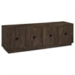 Pemberly Row Engineered Wood TV Stand for TVs up to 85 Inches in Brown