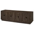 Pemberly Row Engineered Wood TV Stand for TVs up to 85 Inches in Brown