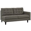 Pemberly Row 2-Piece Left-Facing Sectional in Granite Gray Upholstery