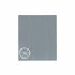 Pemberly Row 5 Pc Tray Table Set with Compass Design in Gray Wood