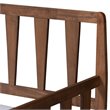 Pemberly Row Midori Walnut Finished Twin Daybed with Roll-Out Trundle
