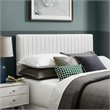 Pemberly Row Faux Leather King/California King Headboard in White
