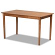Pemberly Row 3-Piece Walnut Brown Dining Nook Set with Faux Leather Upholstery