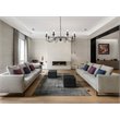 Pemberly Row 8-Light Metal Pendant Chandelier in Matte Black Finish